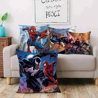 1 Người Nhện Gối Hoạt Hình Sofa Trang Trí Nhà Hai Mặt In Hình Vuông Phòng Ngủ Trang Trí Vỏ Đệm Dễ Thương