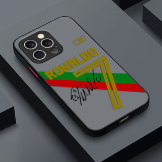 Bóng Đá Siêu Sao Ronaldo CR7 Bao Mờ Ốp Lưng Điện Thoại IPHONE APPLE 17 AIR 16 15 14 13 12 MINI 11 PRO MAX PLUS Ốp Lưng DIY Shell Điện Thoại Di Động