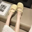 Temperament One-word Slippers, French Style Women's Outer Wear, New Retro Spring And Summer Ba