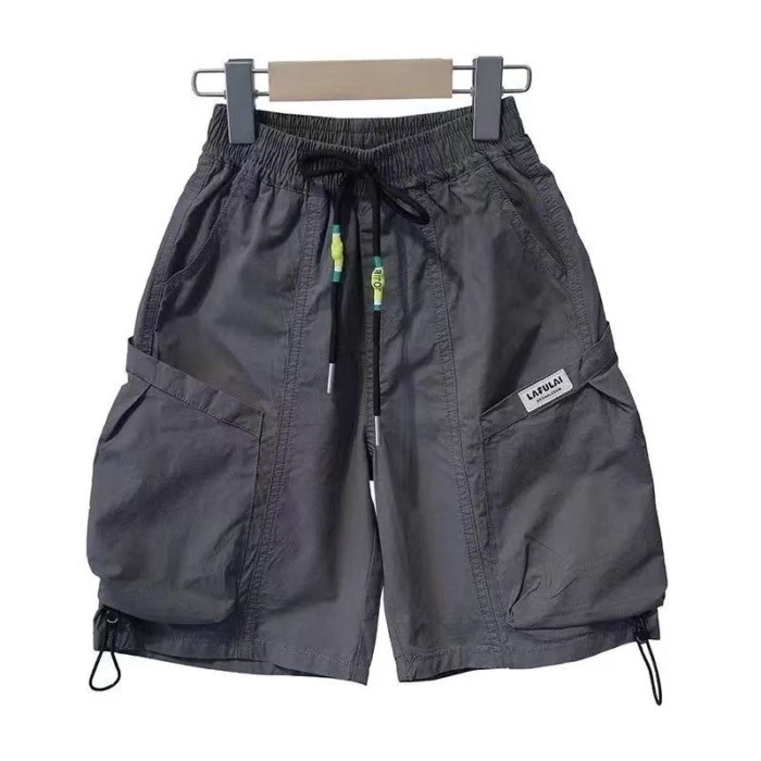 Quần short mỏng khô nhanh mùa hè dành cho trẻ em thể thao mới dáng rộng thời trang quần short