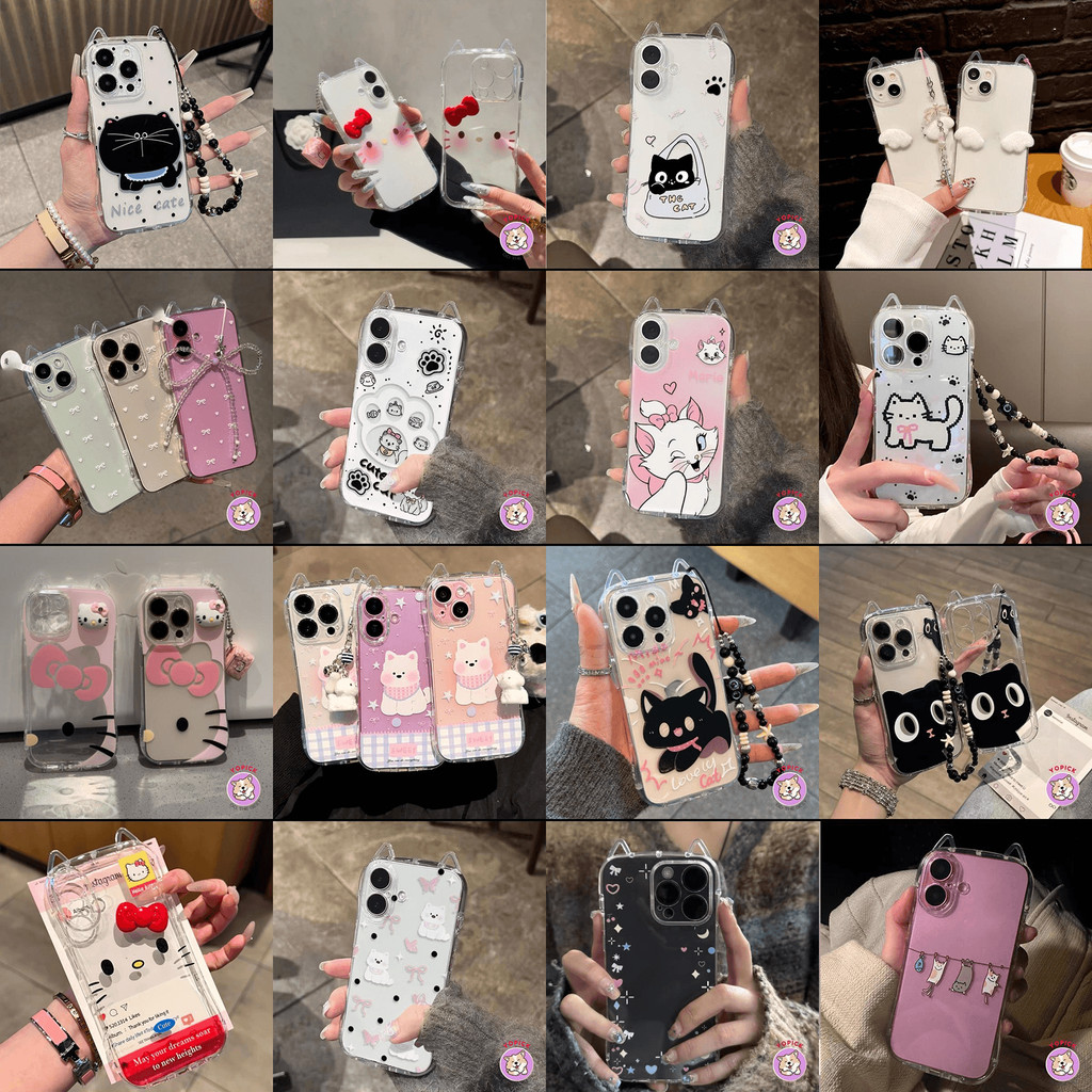 Ốp Điện Thoại Ngẫu Nhiên Cho iphone 17Promax 17 16 15 14 13 12 11 16promax 15promax 14promax 12promax 11promax xsmax 7plus Cặp Đôi Nữ Hoạt Hình Dễ Thương Chống Rơi Mù Hộp Hoa Mùa … – ảnh mô tả chi tiết 6