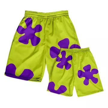 2026 Bán chạy nhất Patrick Star Series Quần short mới dành cho trẻ em Quần short thể thao Quần short thông thường khô nhanh Quần short dành cho người lớn Quần short cha mẹ và con cái