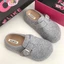 Dép nửa mũi đế dày phong cách retro dành cho nữ mang bên ngoài Dép Birkenstock một chân