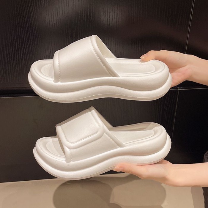 Versatile Outer Wear Heightening Thick-soled Sandals For Women Summer Fashion Casual Home EVA