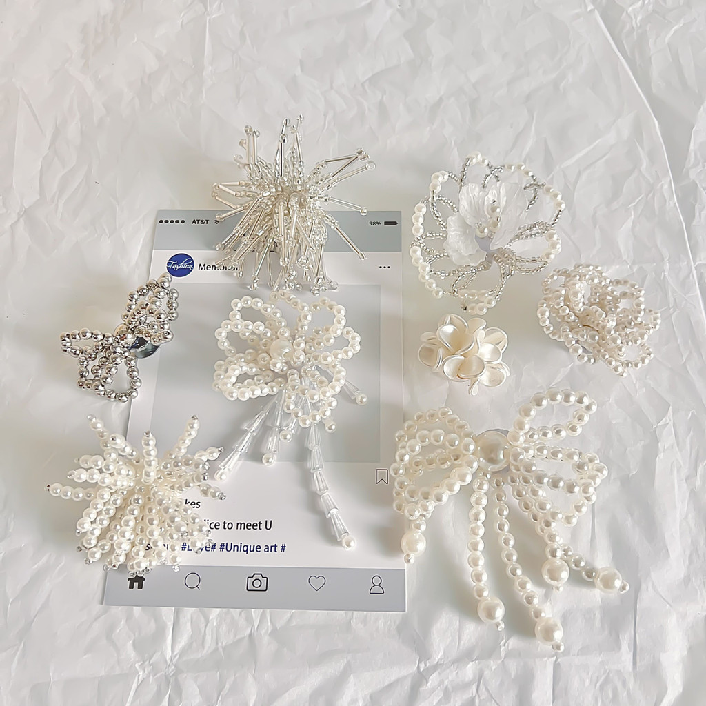 Sản phẩm mới Handmade Phong cách mới Giày khóa giày sáng tạo Hoa
