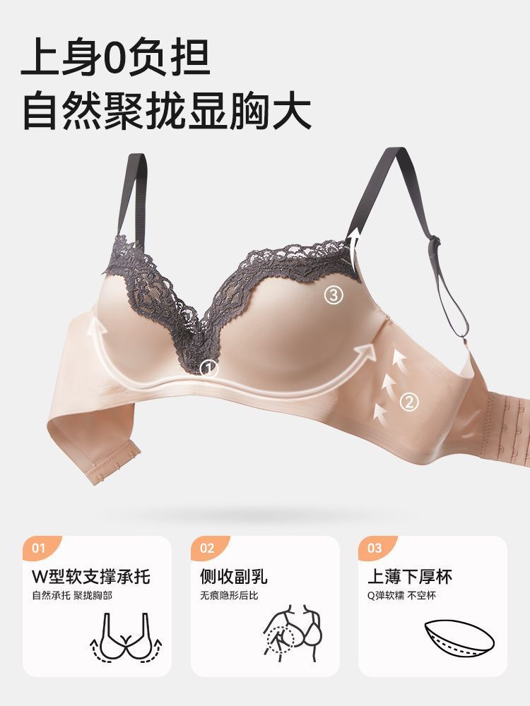 Gợi cảm nhẹ nhàng dành cho thiếu nữ, áo ngực có độ nâng đỡ tốt, không dùng vòng thép.