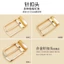 Waner Nam Và Nữ Thắt Lưng Khóa Đầu Đơn Đầu Hợp Kim Cao Cấp 3.5cm Hoa Hồng Vàng Pin Khóa Đầu Niche Thắt Lưng Phụ Kiện