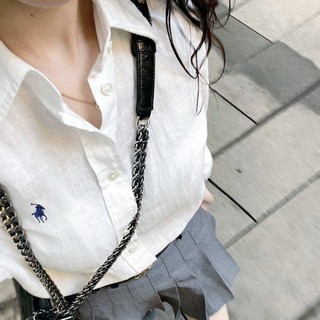 Áo sơ mi chống nắng cotton và lanh thêu cho nữ mùa xuân hè phong cách mới lười biếng dáng rộn
