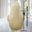 Thời Trang Golden Bangs Dài Thẳng Tóc Giả Sợi Hóa Chất Chịu Nhiệt Độ Cao Chất Liệu Full Mũ Thích Hợp Cho Mặc Hàng Ngày