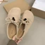 Đế Dày Birkenstock Baotou Nửa Dép Áo khoác ngoài nữ Nửa Dép Mùa Đông Buộc Dây Phụ Nữ Mang Tha