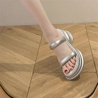 dép sandal đế dày cao cấp dành cho nữ, áo khoác ngoài mùa hè, giày đi biển thông thường mới, dép