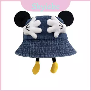 Chuột Bông Hình Mũ Người Cá Mickey Chất Liệu Nhẹ, Bảo Vệ Khỏi Nắng