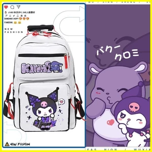 Ba Lô Schoolbag Kuromi Kuromi Hàng Hóa Kuromi Hoạt Hình Dễ Thương Nam Nữ Ba Lô Học Sinh Thường Ngày Phổ Biến Schoolbag