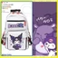 Ba Lô Schoolbag Kuromi Kuromi Hàng Hóa Kuromi Hoạt Hình Dễ Thương Nam Nữ Ba Lô Học Sinh Thường Ngày Phổ Biến Schoolbag