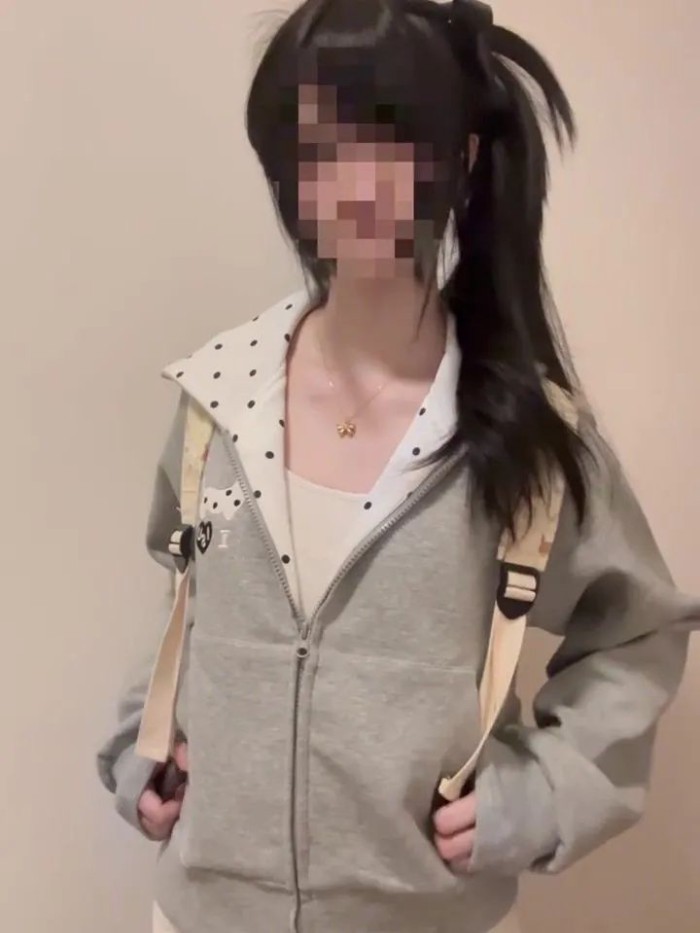 Áo nỉ có mũ trùm đầu in hình chú chó con đốm vui nhộn dành cho nữ áo khoác cardigan thông thư
