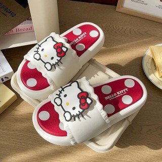 Non-slip Home Comfort Cartoon Sanrio Hello Kitty Slippers Summer Deodorant Thick-soled Sandals