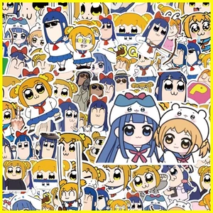 Sticker Pop (71 tờ) Nhãn dán pipi phong cách mới Anime hàng ngày Điêu khắc cát Biểu tượng cảm xúc dễ thương Nhãn dán trang trí sổ tay vui nhộn