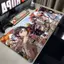 Miếng Lót Chuột Anime Tấn Công Titan Để Bàn Chống Trơn Trượt Bàn Phím Lớn Pad Máy Tính Để Bàn Và Coaster Cho Game Thủ PC Mousepad Thảm