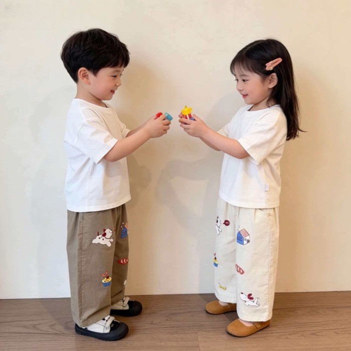 Quần ống rộng dáng rộng mới dệt bằng vải cotton Nhật Bản siêu mềm thông thường, quần ống rộng