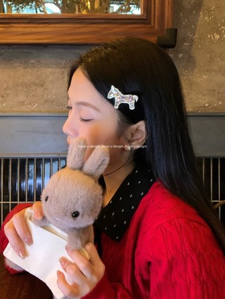 Kẹp tóc cao cấp bọc kim cương giả, phù hợp tóc ponytail, thiết kế sang trọng