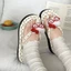 Dép xỏ ngón búp bê hoạt hình dễ thương chấm bi thời trang mùa hè chống trượt chống mài mòn cho nữ