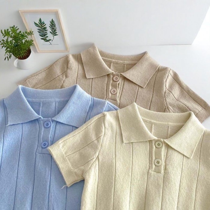 Áo len ngắn tay bé trai Hàn Quốc, phong cách mới, áo len thời trang cho trẻ em