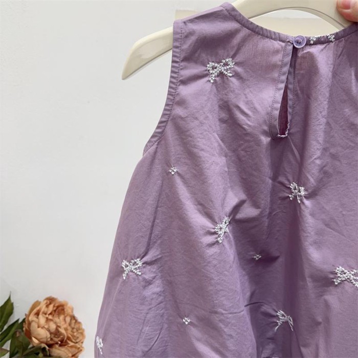 Girls' Sleeveless Skirt Summer Fashionable Children's Internet Celebrity Vest Princess Skirt