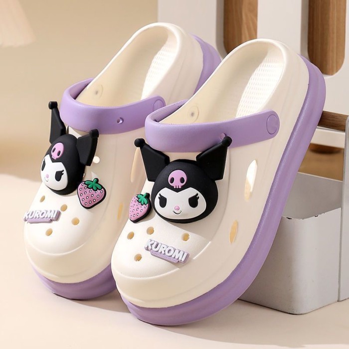 Guốc Baotou đi biển và đi biển mùa hè cho nữ, dép đi trong nhà thoải mái cho nữ, sandal dopami