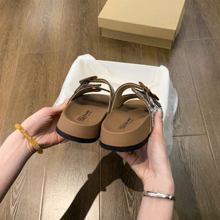 Dép Birkenstock cho nữ, giày bệt mùa hè, dép Birkenstock thể thao đế dày tinh tế