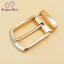 Waner Nam Và Nữ Thắt Lưng Khóa Đầu Đơn Đầu Hợp Kim Cao Cấp 3.5cm Hoa Hồng Vàng Pin Khóa Đầu Niche Thắt Lưng Phụ Kiện