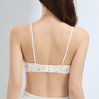 Áo Ngực Tam Giác Xỏ Ngón Phong Cách Gingham & Hoa Cho Nữ