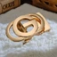 Doanh Nhân Mới Thắt Lưng Nam Khóa Đầu Hợp Kim Vàng 18k Cao Cấp Tự Động Khóa 24k Khóa Đầu Phụ Kiện Thắt Lưng