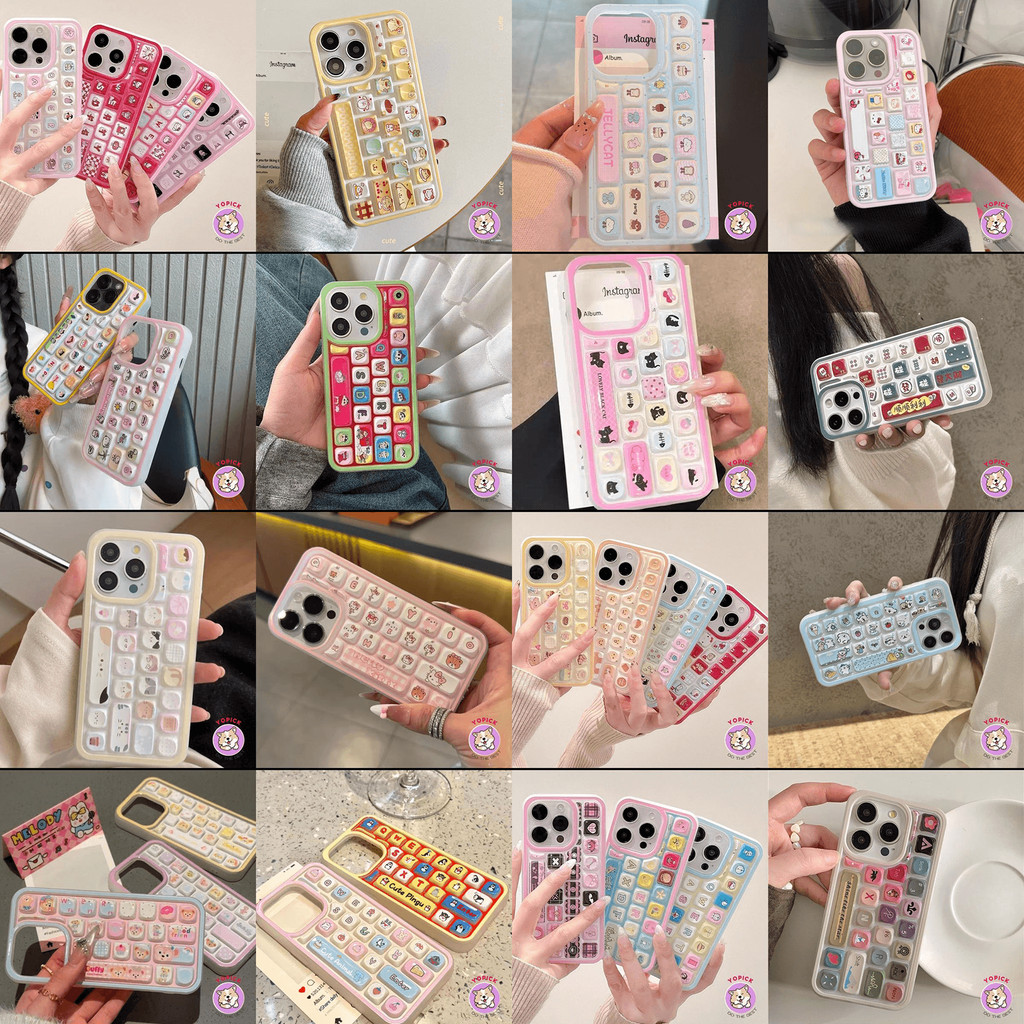 Ốp Điện Thoại Ngẫu Nhiên Cho iphone 17Promax 17 16 15 14 13 12 11 16promax 15promax 14promax 12promax 11promax xsmax 7plus Cặp Đôi Nữ Hoạt Hình Dễ Thương Chống Rơi Mù Hộp Hoa Mùa … – ảnh mô tả chi tiết 5