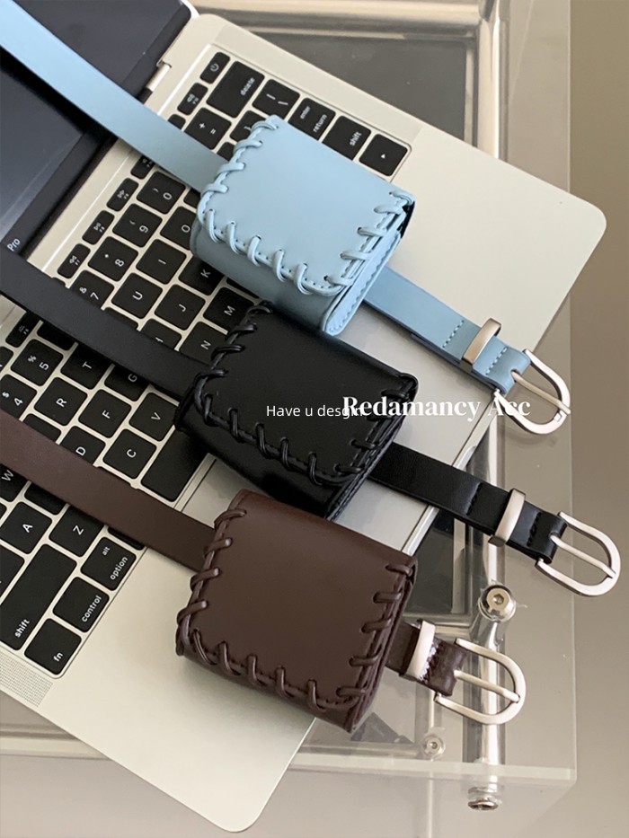 Thắt lưng túi vuông nhỏ phong cách blogger, thiết kế đơn giản, tươi xanh