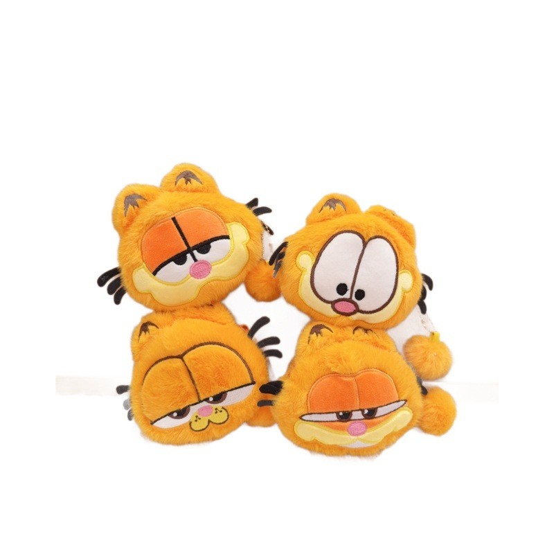 Show Garfield Bộ lưu trữ tiền xu sang trọng ngắn có móc khóa bạc cho tuổi Teen