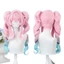 Tóc Giả Sụp Đổ Ngôi Sao Đường Sắt Phong Cách Violet cosplay Tóc Giả Lớp Gradient Hổ Miệng Kẹp Đôi Đuôi Ngựa Tóc Giả