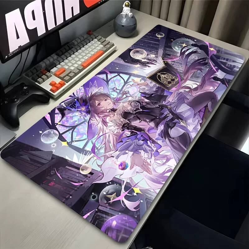 Miếng Lót Chuột Kawaii Magic Anime Girl Herta Game Honkai Star Rail Laptop Bàn Phím Miếng Lót PC Phụ Kiện Chơi Game Bàn Chuột Thảm Mousepad