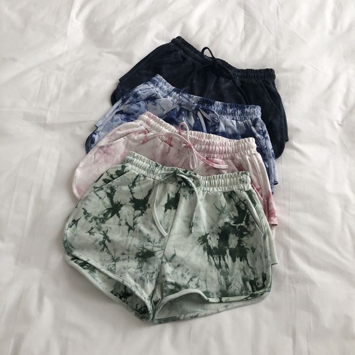 Quần ống rộng màu rộng kích thước lớn giảm béo kiểu dáng đơn giản dành cho nữ Quần short thể