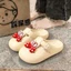 Cute Rabbit Ears Boken One-piece Croc Shoes Baotou Outerwear Slippers Women's New Fashion Net