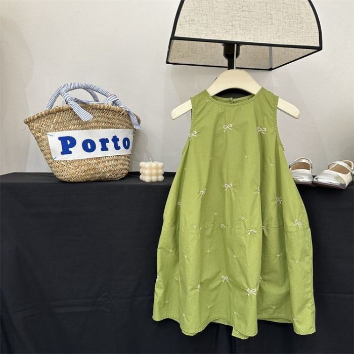 Girls' Sleeveless Skirt Summer Fashionable Children's Internet Celebrity Vest Princess Skirt