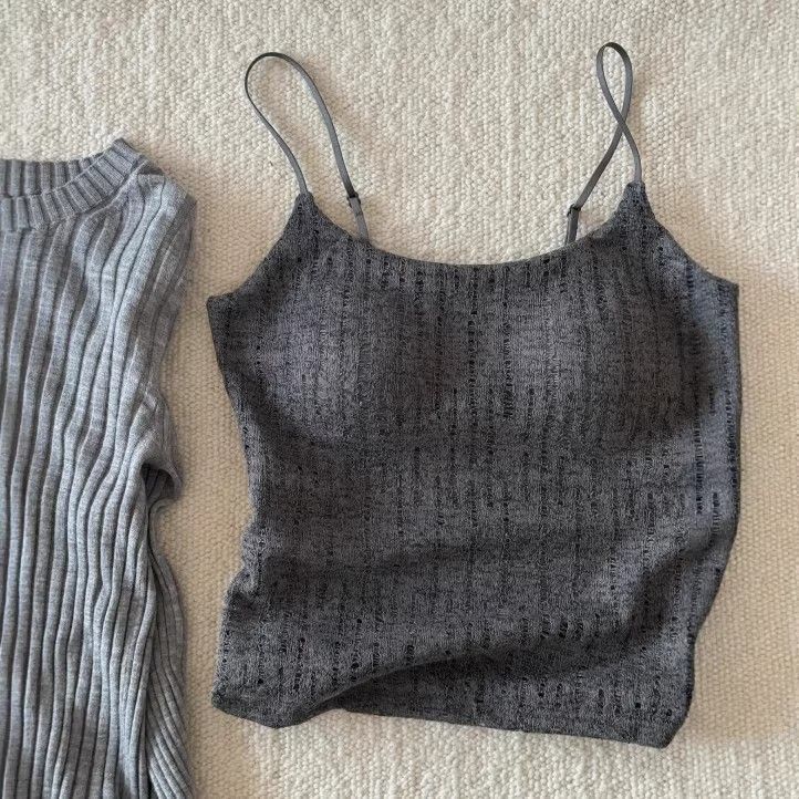 Ren Sling Pháp Xám Cao Cấp Vest Ngực Miếng Lót Bên Trong