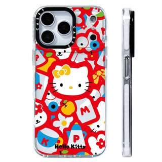 Vỏ dán Hello Kitty màu đỏ có màn hình Vỏ sạc từ tính không dây Tương thích cho IPhone 12 1314151617ProMax Cover 17AIR Silicone Mềm Trong Suốt Ốp Lưng Chống Sốc