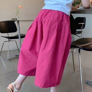 Quần crop bé gái, quần ống rộng, quần áo mùa hè, quần mỏng mùa hè sành điệu cho bé gái
