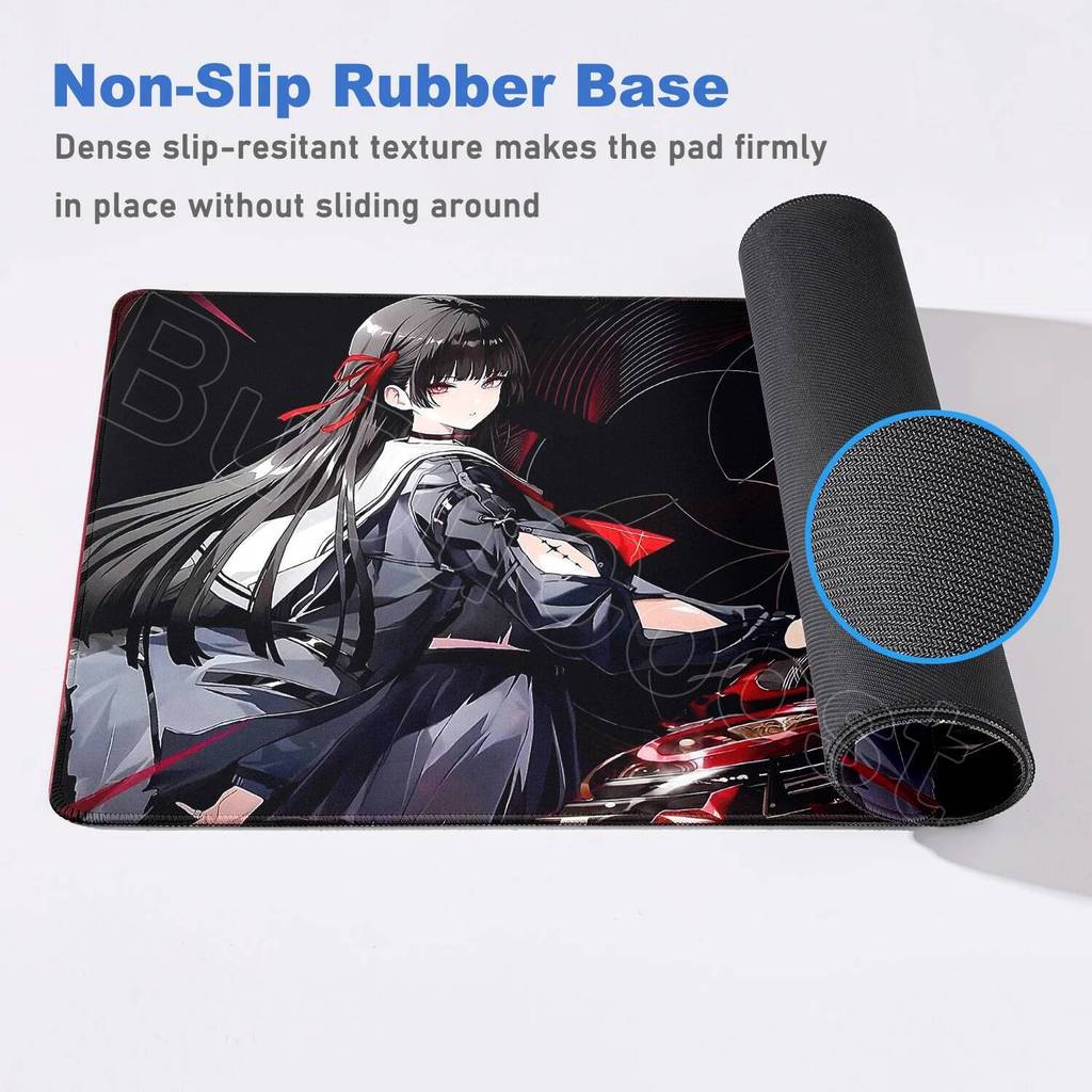 HD Mới Chisa Qiuyuan Galbrena Mousepad Luno Augusta Game Gió hú Sóng Miếng Lót Chuột Phụ Kiện Chơi Game Bảo Vệ Tủ Bàn Thảm