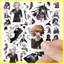 Miếng Dán Danganronpa (118 Tờ) Danganronpa Biểu Tượng Cảm Xúc Gói Miếng Dán Hai Chiều Hàng Hóa Trang Trí diy Anime Chống Thấm Nước Sổ Tay Dán