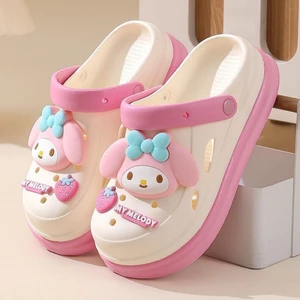 Guốc Baotou đi biển và đi biển mùa hè cho nữ, dép đi trong nhà thoải mái cho nữ, sandal dopami