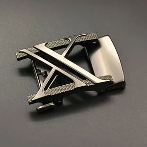 Phổ Biến Nam Thắt Lưng Khóa Đầu Chữ Mới Mịn Khóa Tự Động Đầu Khóa 3.5cm Hợp Kim Thắt Lưng Khóa Retro Ins