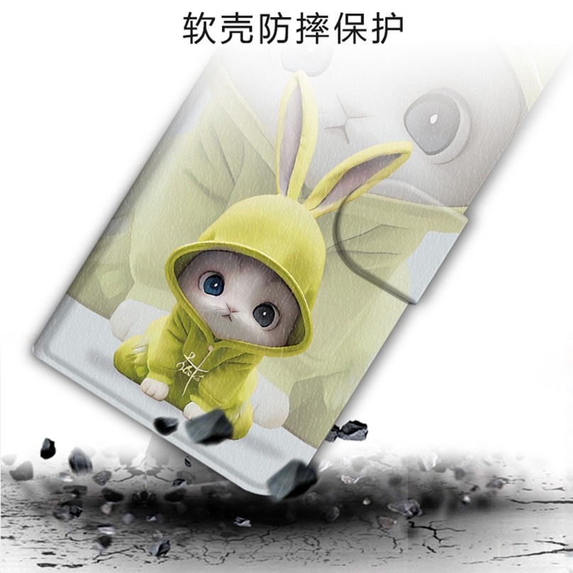 Ốp Da Thỏ Hoạt Hình Thích Hợp Cho Apple iPhone 12 Mini 13 14 Pro max Ốp Lưng Điện Thoại Spaceman Vỏ Bảo Vệ