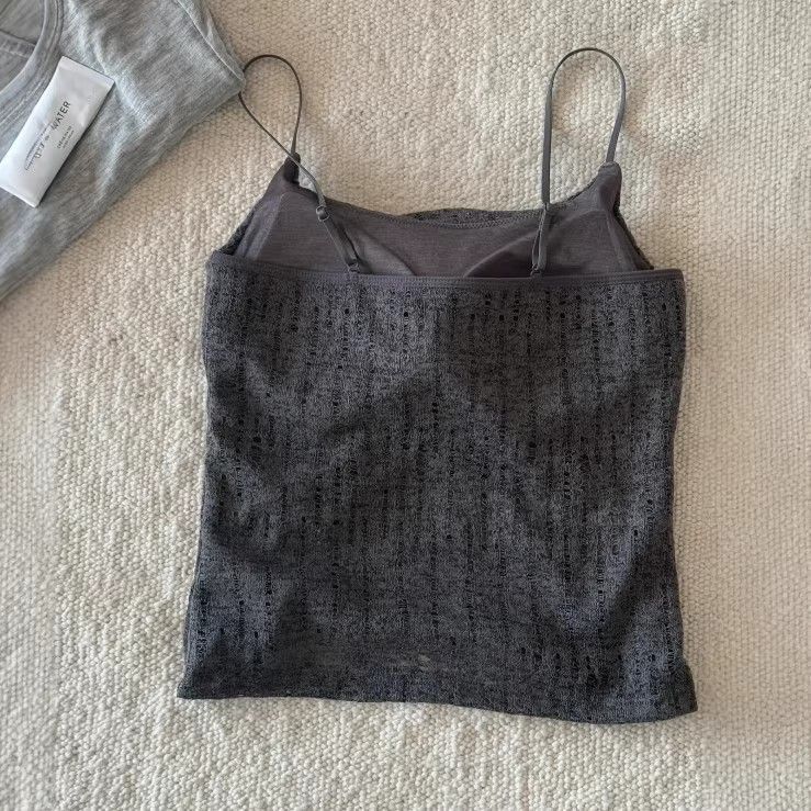 Ren Sling Pháp Xám Cao Cấp Vest Ngực Miếng Lót Bên Trong