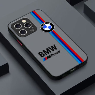 Xe thể thao sang trọng BMW Logo Cover Matte Ốp điện thoại cho IPHONE APPLE 17 AIR 16 15 14 13 12 MINI 11 PRO MAX PLUS Ốp lưng DIY Shell Điện thoại di động
